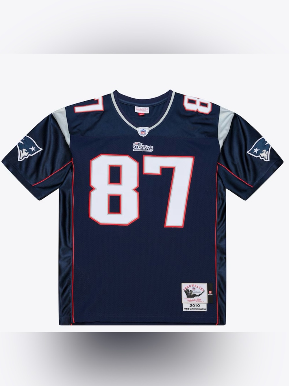New England Patriots Rob Gronkowski Mitchell & Ness Navy 2010 NFL Legacy Jersey
